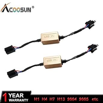 Buy World AcooSun 2pcs H1 H3 H7 H13 H4 Headlight Car Load Electronic ...