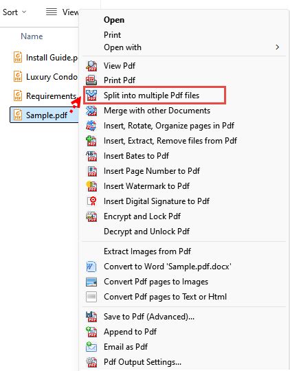 Image result for Split Large PDF File