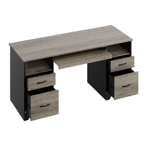 Best Buy: Bestier 59-Inch Computer Gaming Desk with Four Drawers ...