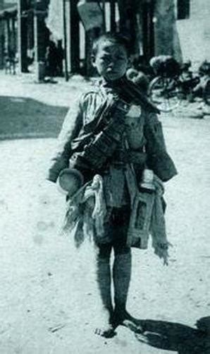 抗日娃娃兵老照片，9岁的张全胜，让日本老兵在几十年后依然恐惧