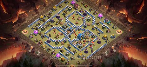 Best War Base TH12 with Link 2024 - Town Hall Level 12 CWL Base Copy ...