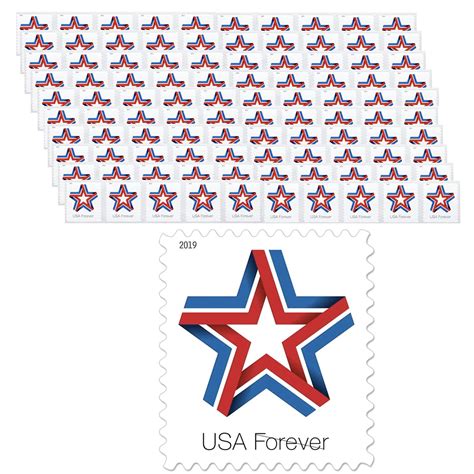 Buy Star Ribbon Forever First Class Postage Stamps Celebration ...