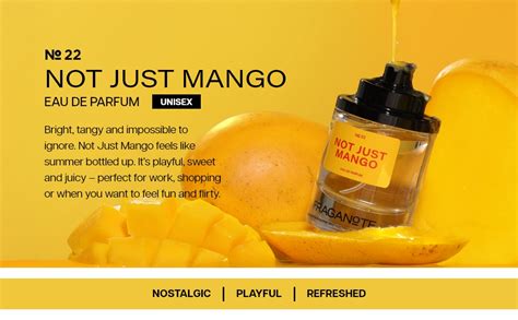 Buy Fraganote Not Just Mango Unisex Perfume | Premium Eau De Parfum ...