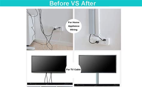 House of Quirk Wall Cable Management Covers, Paintable, Flat Design ...