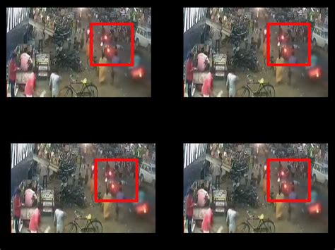 Caught on cam: Man crushed by speeding motorbike