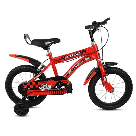 Buy LSN RIDES Rideon 14T Steel Rim Bicycle for Kids W/O Carrier | LSN ...