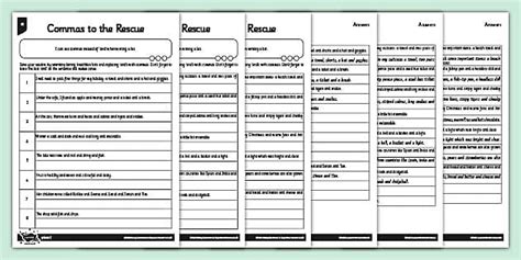 Image result for Comma Activity Worksheet