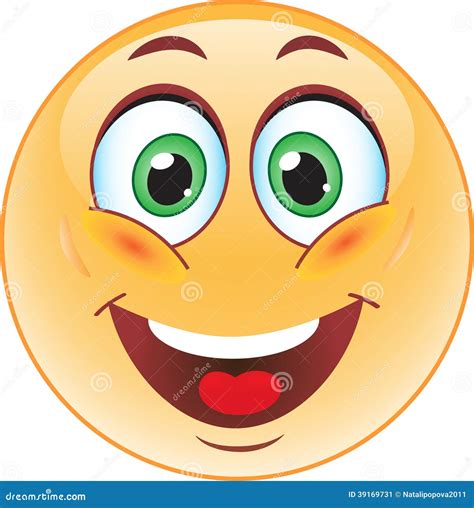 Big Smile Emoticon Stock Illustration - Image: 39169731