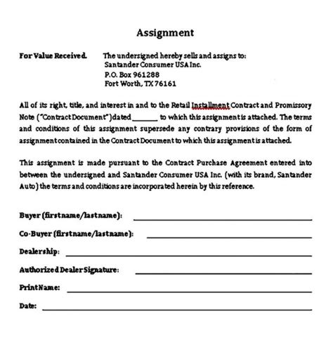 Image result for Assignment of Promissory Note Sample