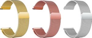 ACM Pack of 3 Strap Magnetic for Noise Colorfit Qube Oxy (Gold/Rose ...