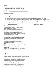 Service Learning 的图像结果