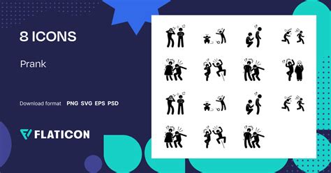 Prank Icon Pack | 8 .SVG Icons