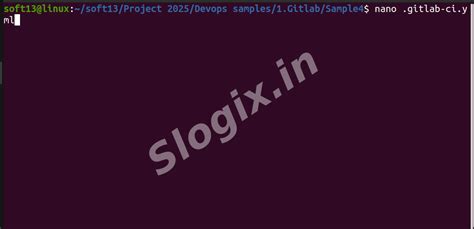 How to Upload a .gitlab-ci.yml File to GitLab and Run a CI?| S-Logix