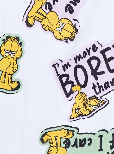 Buy URB_N Women Garfield Printed T-shirt Online at just Rs. 499.0 ...