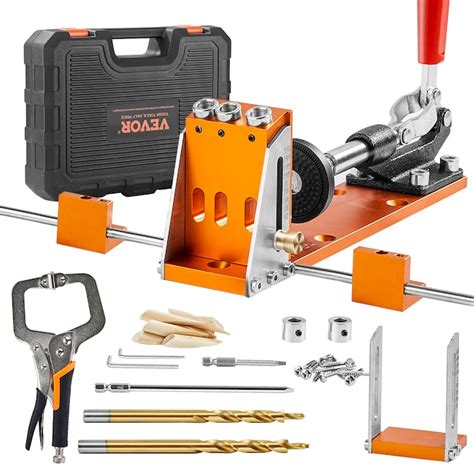 VEVOR Pocket Hole Jig Kit with Clamp TSXKKJPGDGJJQ2BJPV0 at Lowes.com