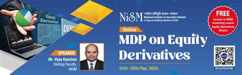 MDP on Equity Derivatives - National Institute of Securities Markets (NISM)