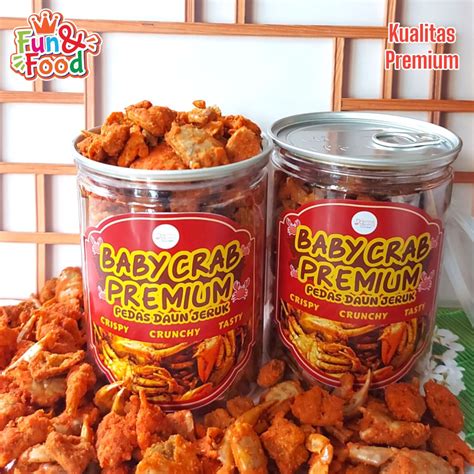 Lamongan Typical Crispy Baby Crab Can Premium Quality Spicy Crispy Crab ...