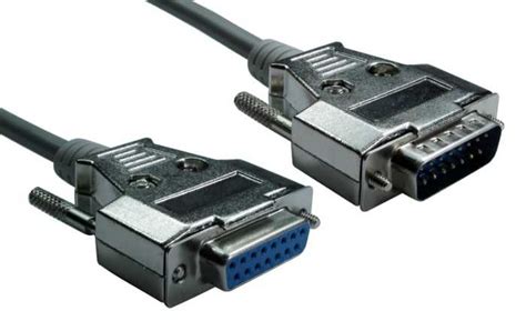 RS PRO | RS PRO Male 15 Pin D-sub to Female 15 Pin D-sub Serial Cable ...