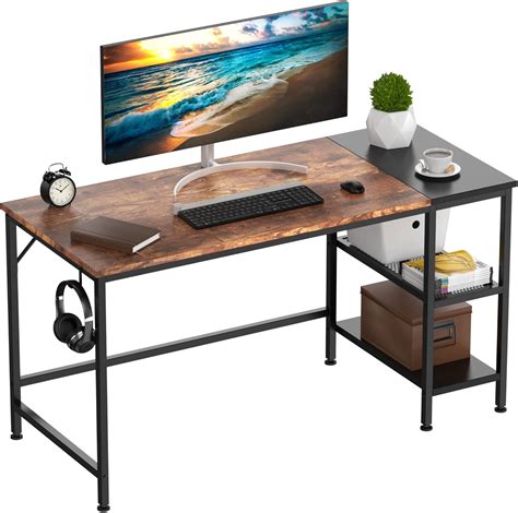 HOMIDEC Compact Office Desk with Bookshelf and Storage India | Ubuy