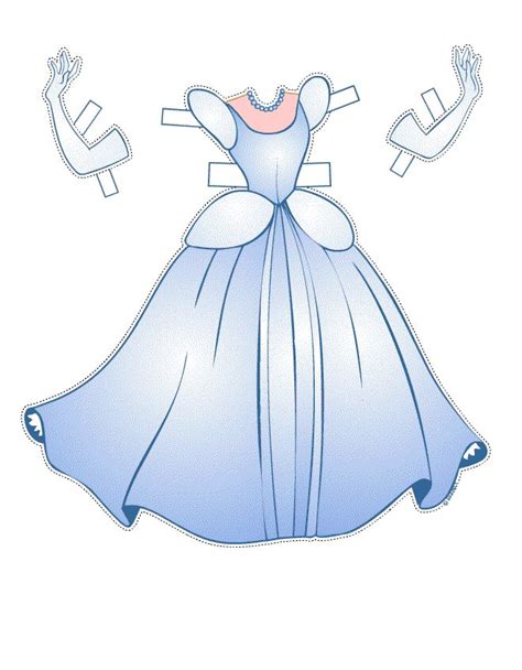 Image result for Cinderella Paper Doll Tutorial