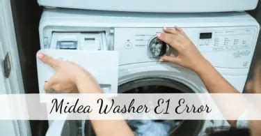 Image result for Midea Top Load Washer E3 Error Code