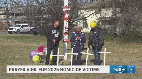 Robert 'Say' McIntosh Foundation holds prayer vigil for 2025 victims of homicide | thv11.com