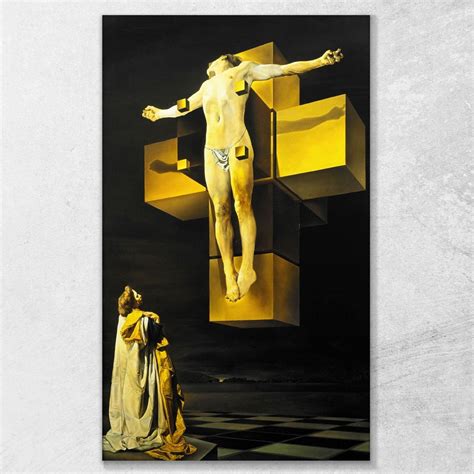 Crucifixion Hypercubic Body Dali Salvador canvas print