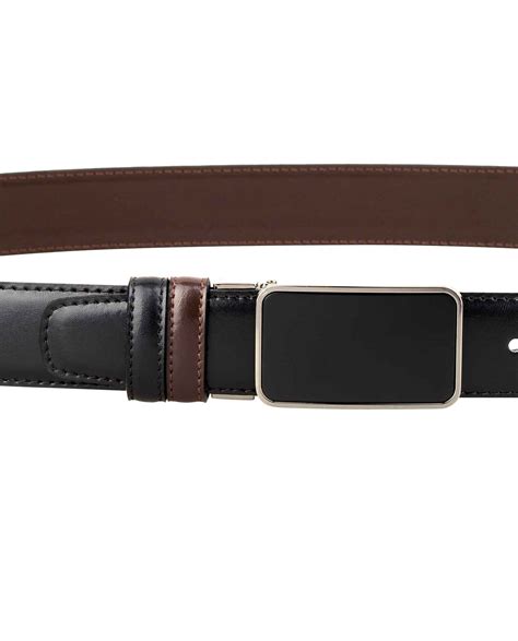 Buy Men's Reversible Belt - Black Brown Leather - Free Deivery