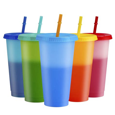 Plastic Tumbler with Straw Tumblers & Water Glasses Drink & Barware ...