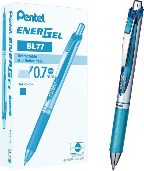 Pentel EnerGel XM BL77 - Retractable Liquid Gel Ink Pen - 0.7mm - 54% ...