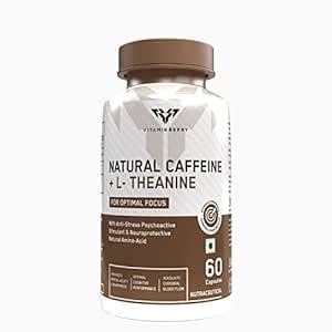 Buy Vitaminberry - Natural Caffeine + L Theanine - Gluten Free, Soy ...
