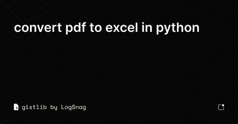 PDF to Excel Python Code 的图像结果