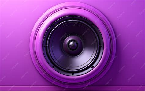 Loudspeaker on a wall plain full background with copy space for text ...