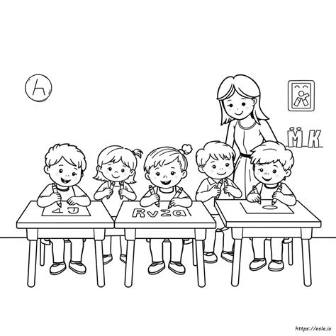 Preschool Coloring Pages Printable