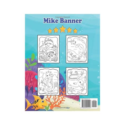 Buy Sea Creatures Coloring Book for Kids Ages 3-8: Coloring Pages of ...