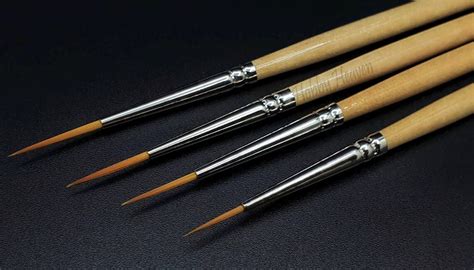 Like it Long Liner/Detailing Paint Pointed Rigger Script Brushes Range ...