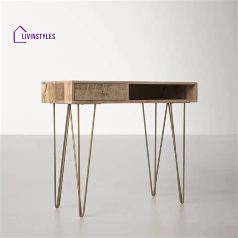 Inna Solid Wood Study Table for Students – LivIn Styles