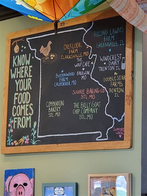 Menu at The Wolf Cafe, Ballwin, Clayton Rd