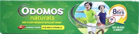 Buy DABUR ODOMOS NON STICKY MOSQUITO REPELLENT CREAM 23 GM Online & Get ...