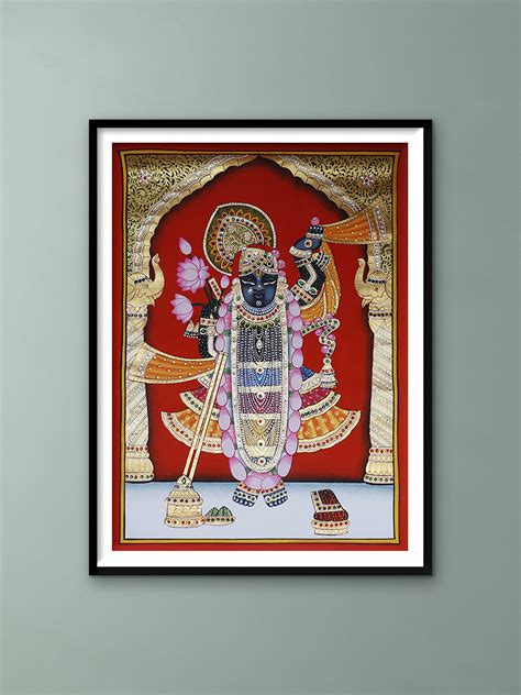 Shrinathji in traditional Pichwai art of India