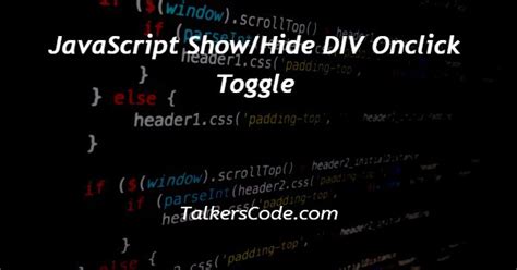 Image result for Show/Hide Div JavaScript