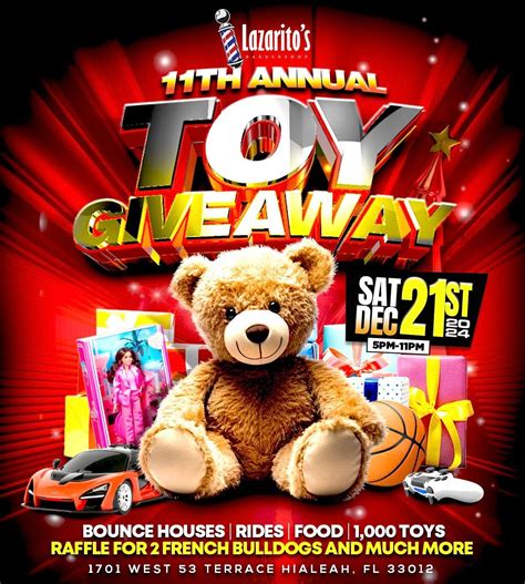 Lazaritos Barber Shop 11th Annual Toy Giveaway, Victor Wild Park ...