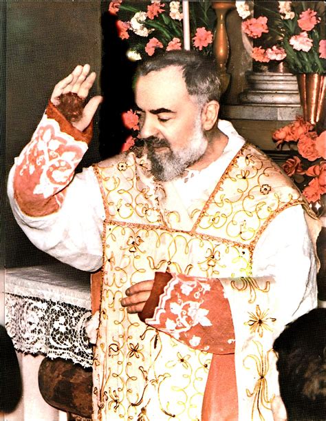 Padre Pio Blessing Holy Saint Stigmata Jesus Christ Italy Mystic ...