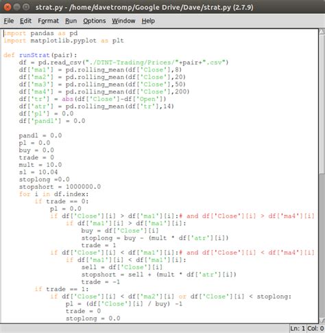 Stock Trading Python 的图像结果