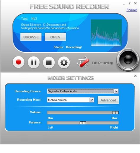 Image result for Freeware Sound Recorder