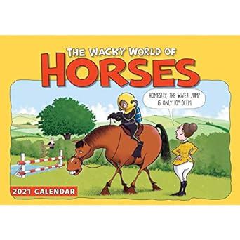 Wacky World of Horses A4 Calendar 2021 : Amazon.in: Books