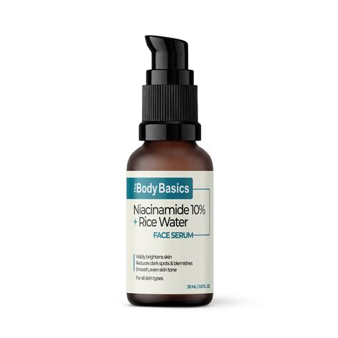 Niacinamide 10% + Rice Water Face Serum for Dark Spots, Brightening ...