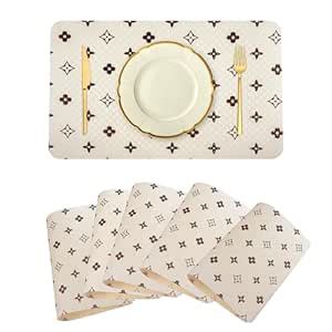 Buy Kuber Industries Placemat | Placemats for Dining Room | Anti-Slip ...