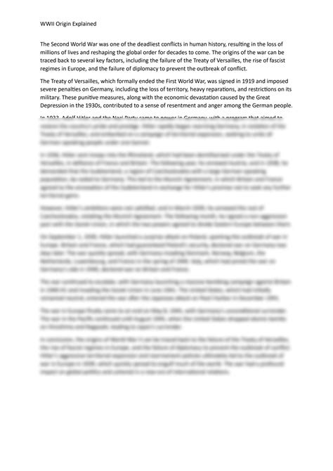 Image result for WWII Explained