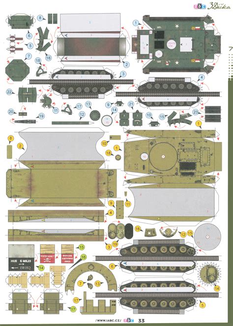 Printable Papercraft Tank - Printable Papercrafts - Printable Papercrafts